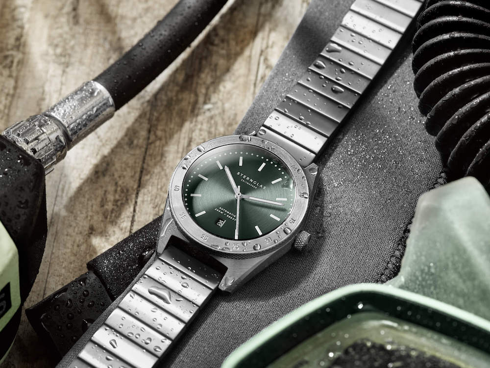 Sternglas Watch Marus Automatic Green Steel - Image 6