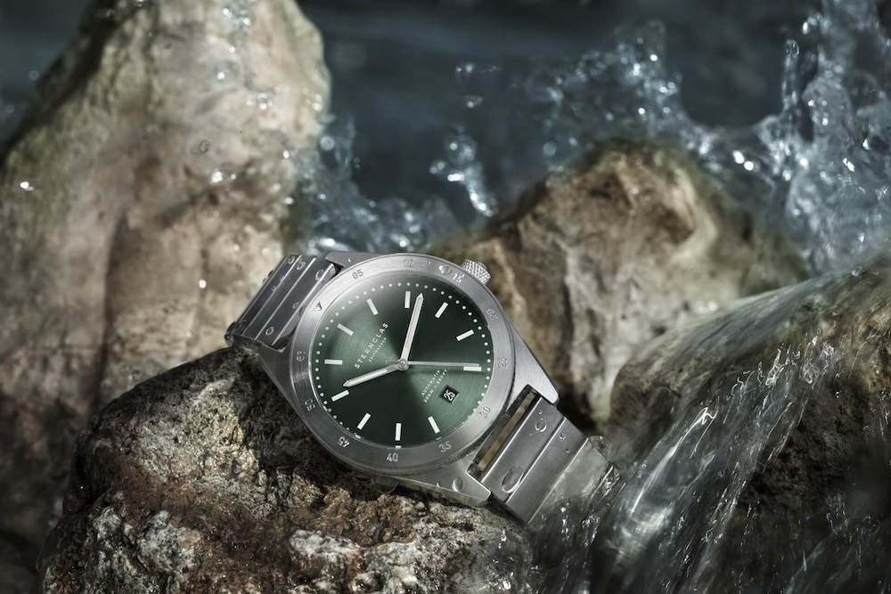 Sternglas Watch Marus Automatic Green Steel - Image 7