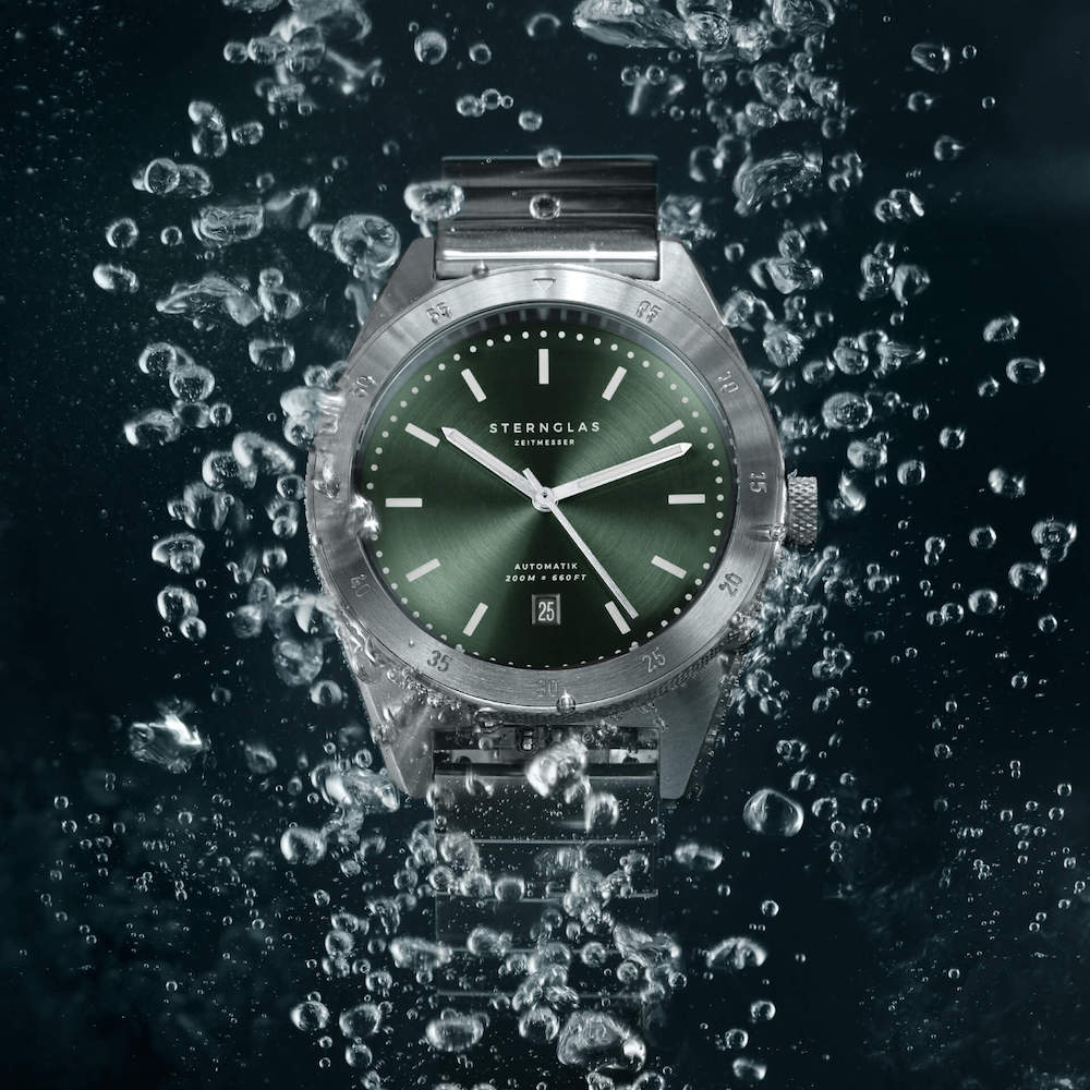 Sternglas Watch Marus Automatic Green Steel - Image 8