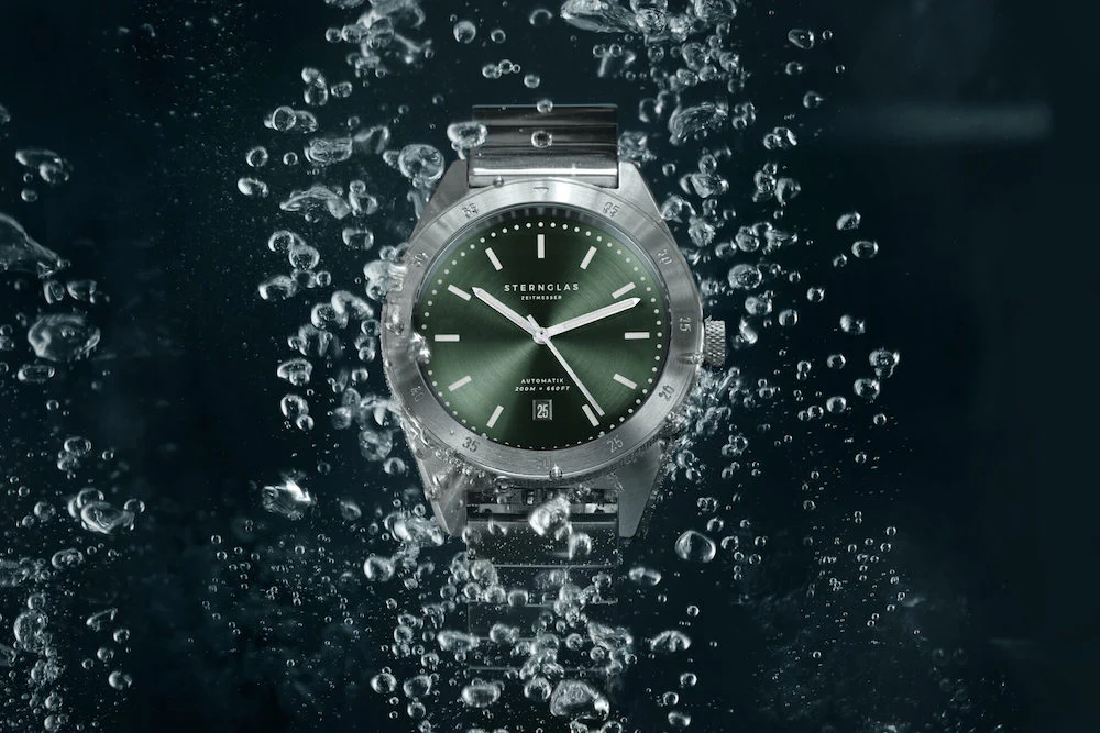 Sternglas Watch Marus Automatic Green Steel - Image 9