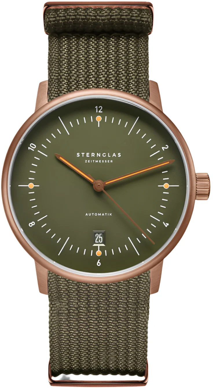 Sternglas Naos Automatik Dark Green Bronze Watch