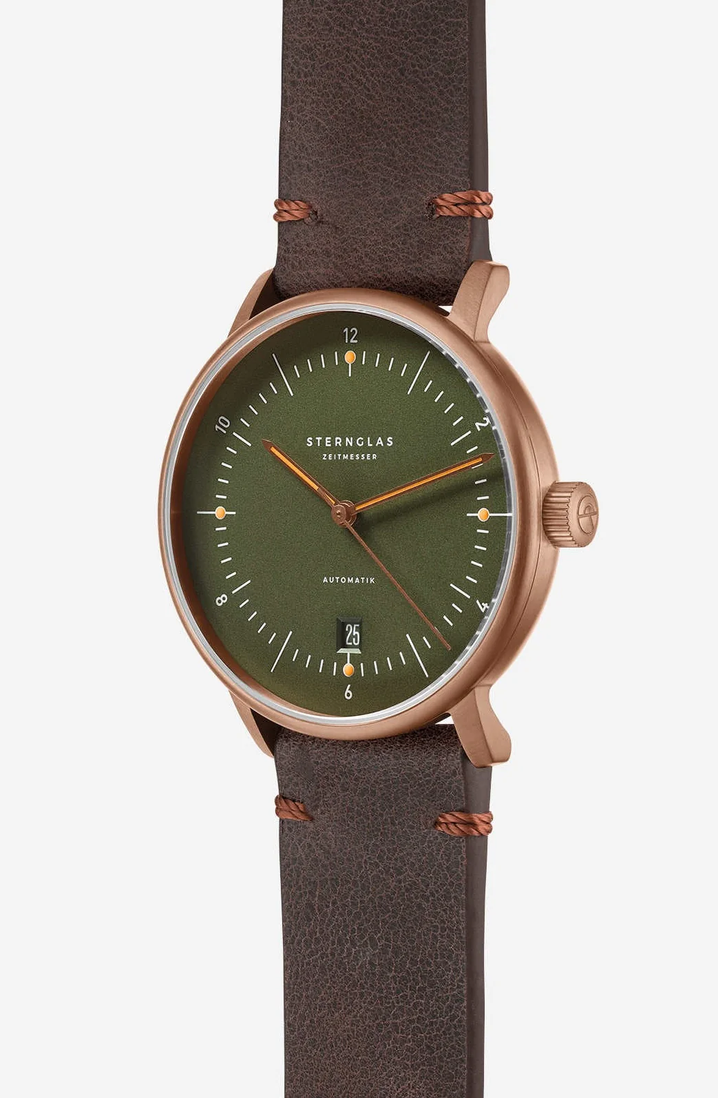 Sternglas Naos Automatik Dark Green Bronze Watch - Image 2