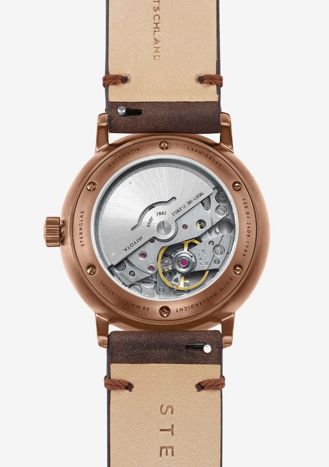 Sternglas Naos Automatik Dark Green Bronze Watch - Image 4