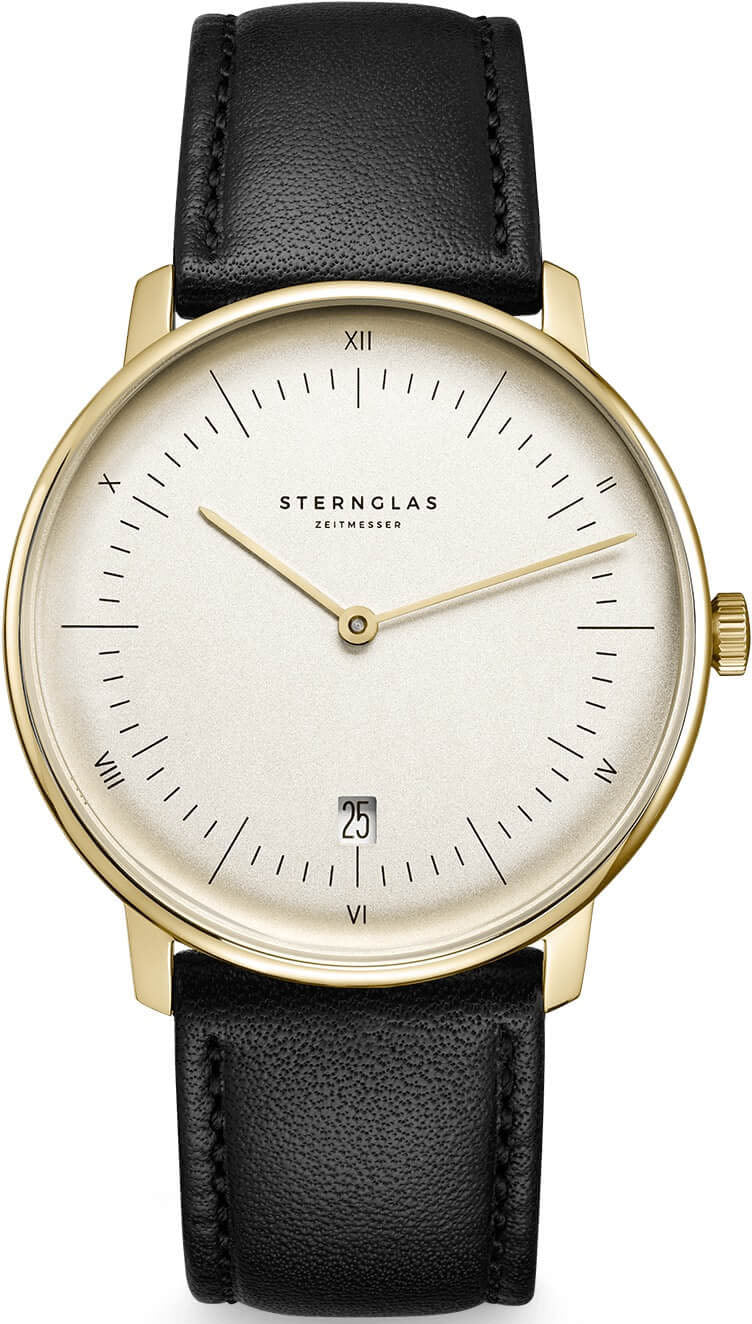 Sternglas Watch Naos Quartz Vintage Edition Leather