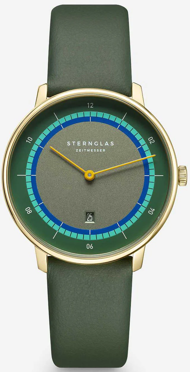 Sternglas Naos XS Edition Argo Dark Green Watch