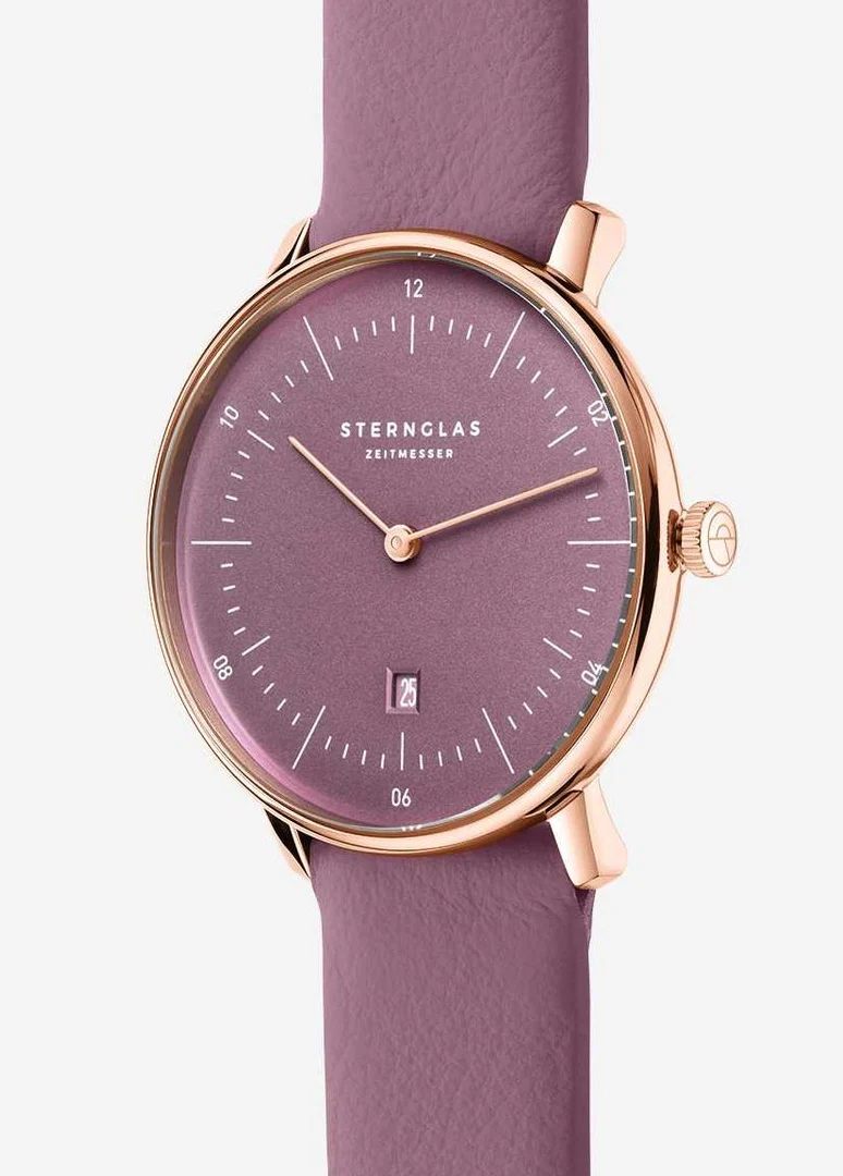 Sternglas Naos XS Edition Flora Lavender Watch - Image 2