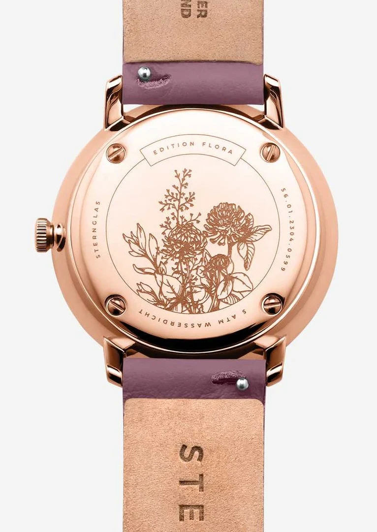 Sternglas Naos XS Edition Flora Lavender Watch - Image 4