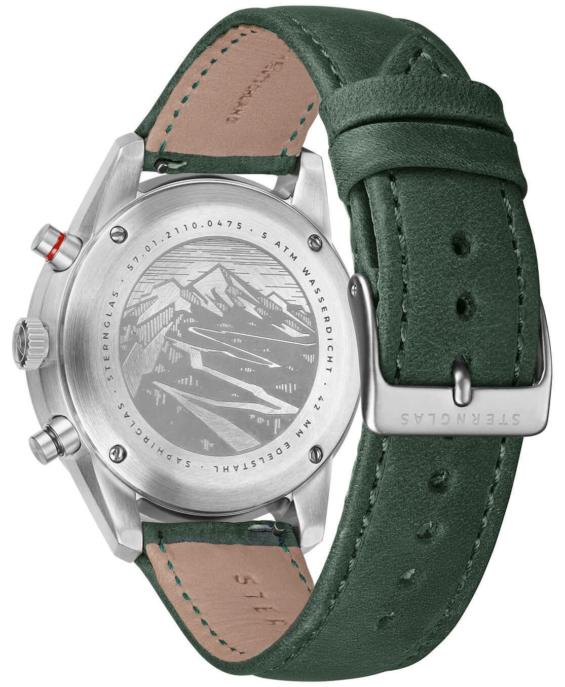 Sternglas Watch Tachymeter Quartz Leather - Image 3