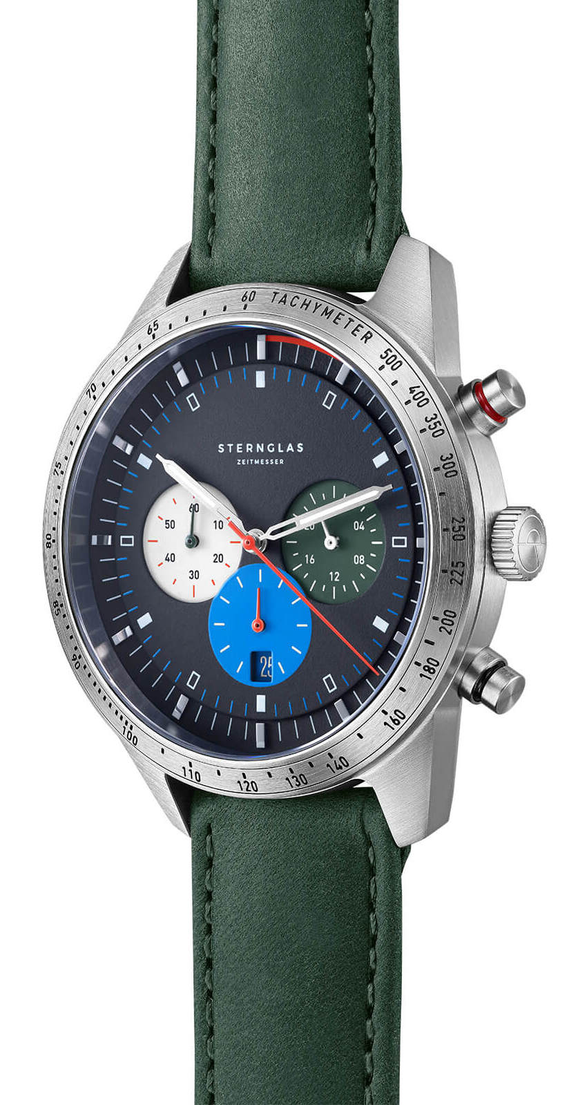 Sternglas Watch Tachymeter Quartz Leather - Image 4
