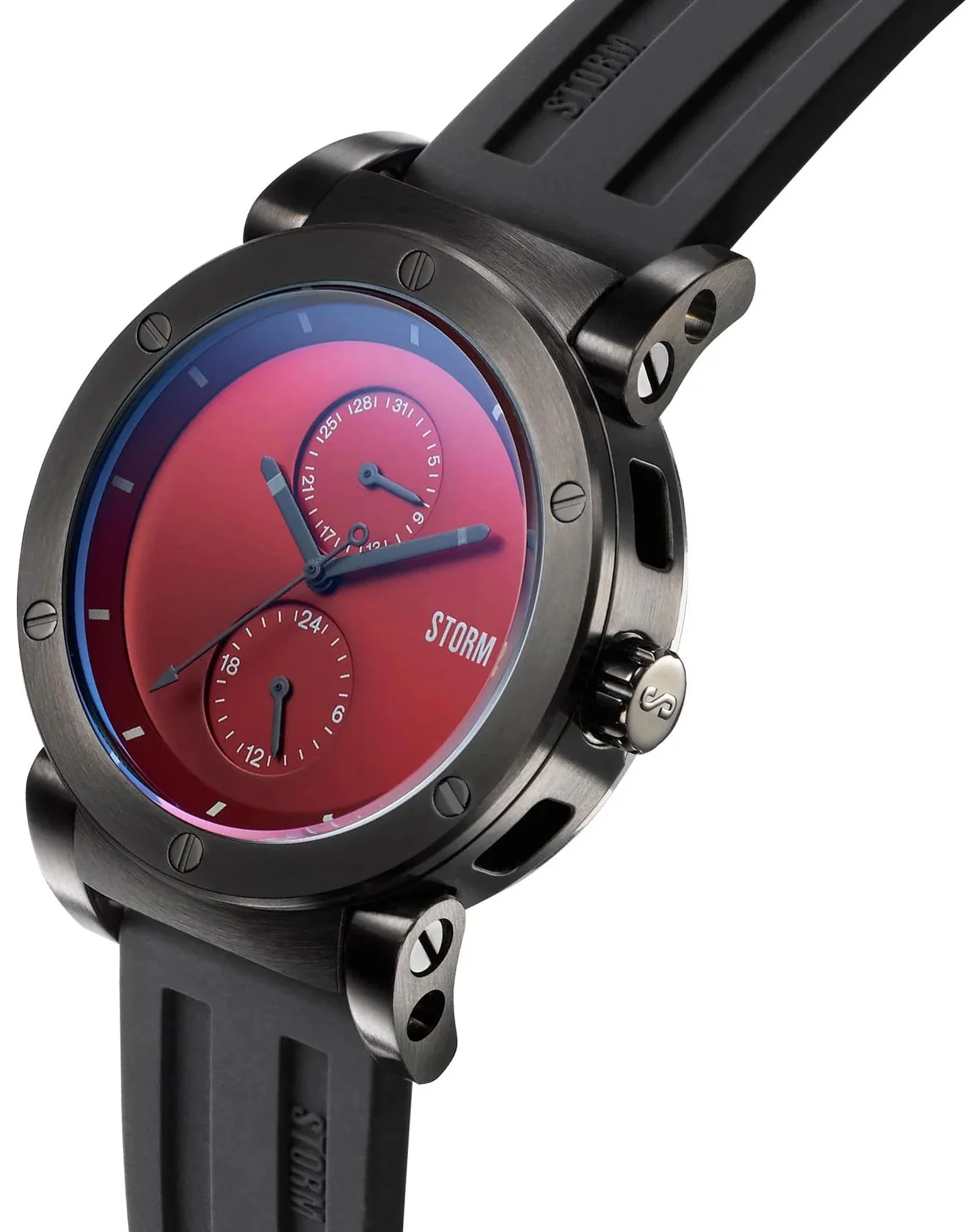 Storm Hydron V2 Rubber Slate Red Watch - Image 2