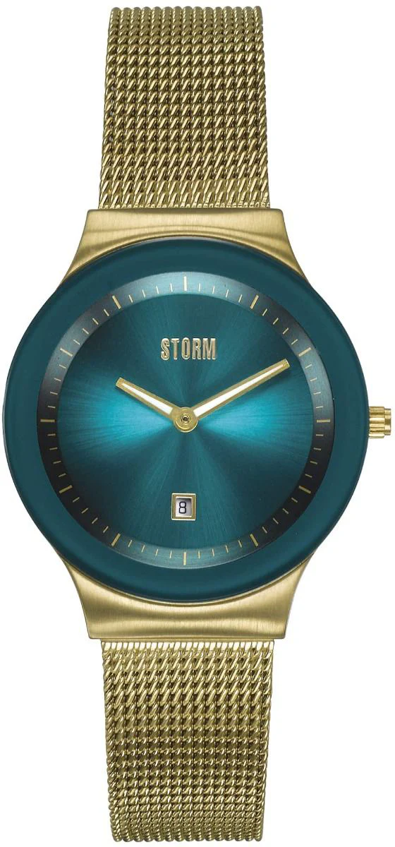 Storm Mini Sotec Gold Teal Watch