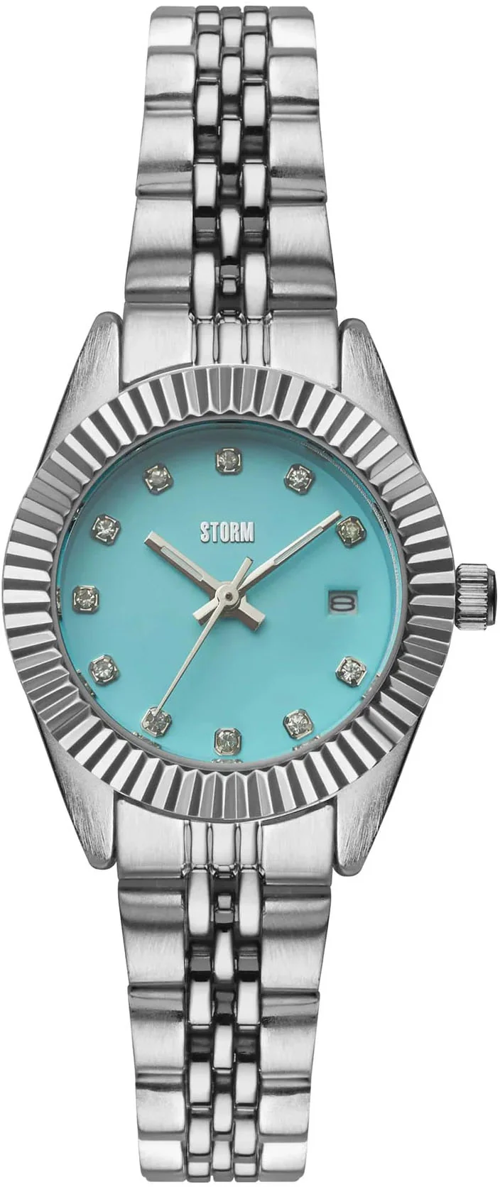 Storm Roxin Crystal Aqua Watch
