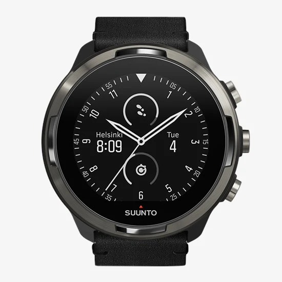 Suunto Watch Suunto 9 Baro Titanium Leather D - Image 7