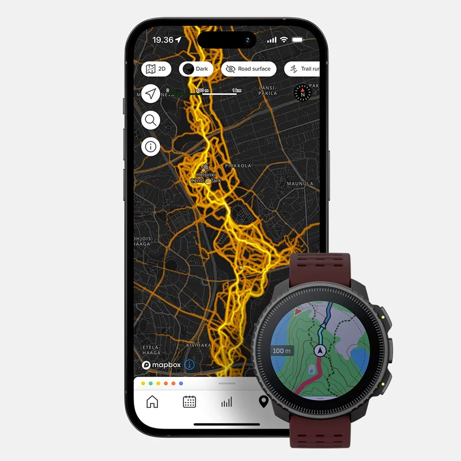 Suunto Watch Vertical Black Ruby Stainless Steel - Image 5