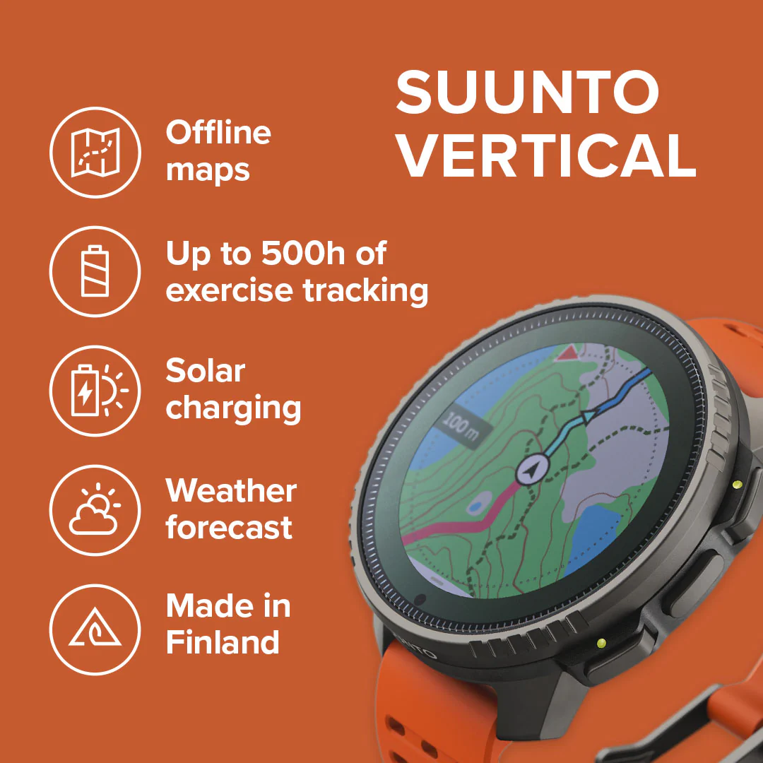 Suunto Watch Vertical Solar Canyon Titanium - Image 6