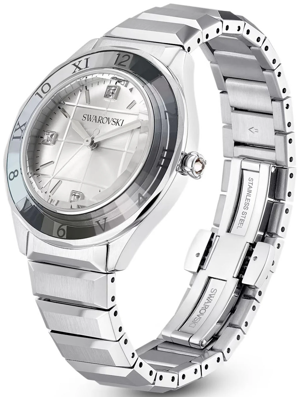 Swarovski Dectera Silver Bracelet Watch - Image 2