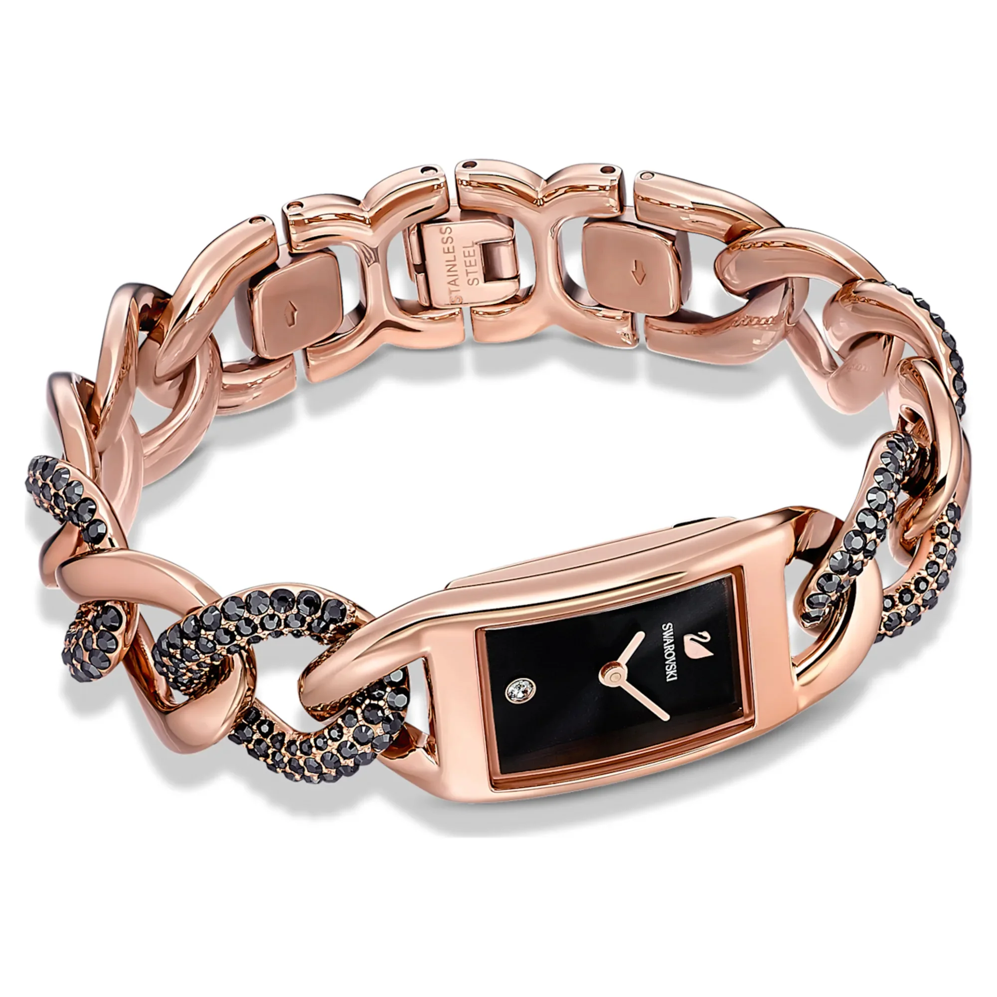 Swarovski Watch Cocktail Rose Gold Bracelet - Image 4