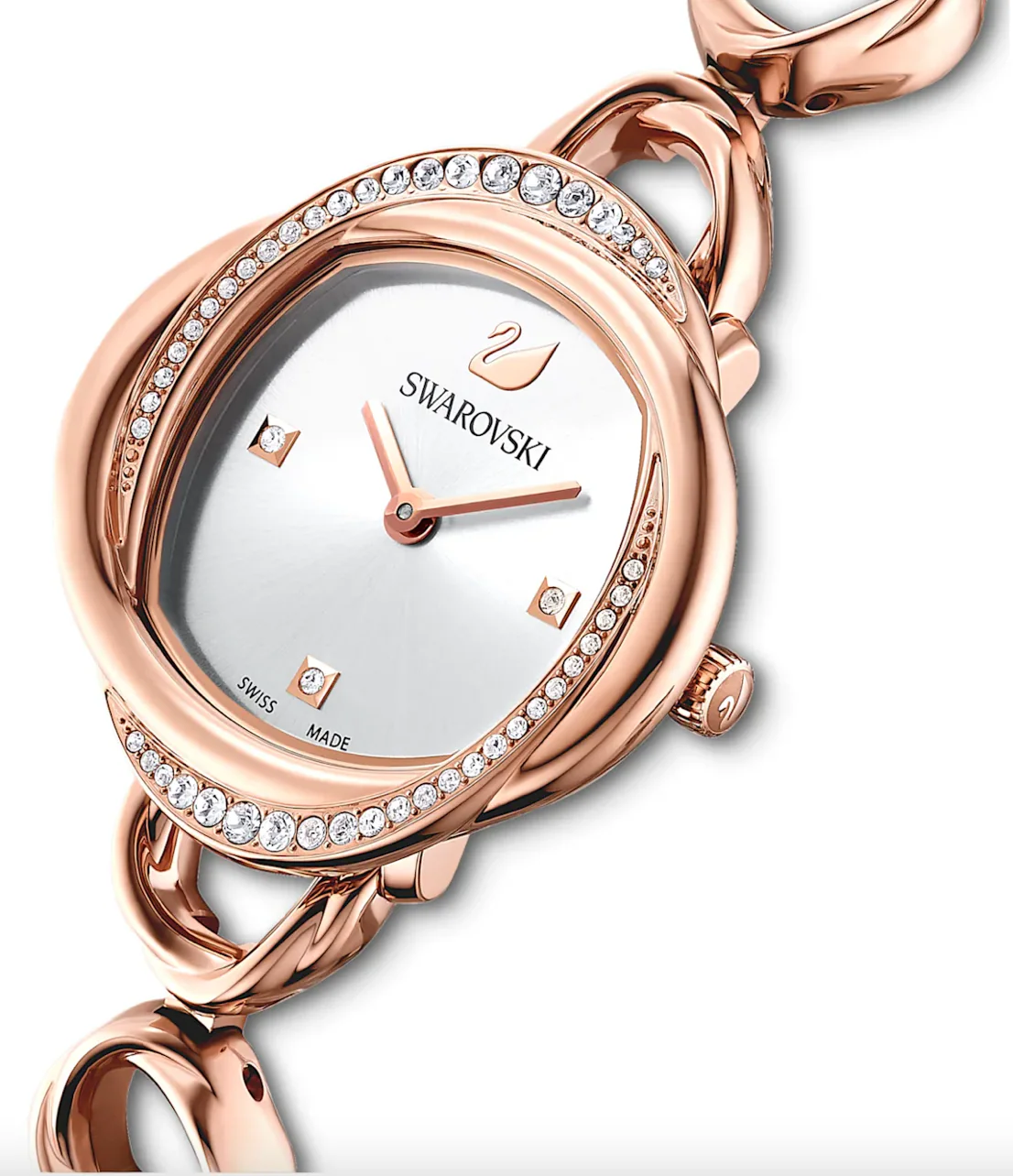 Swarovski Crystal Flower Bracelet Watch - Image 2