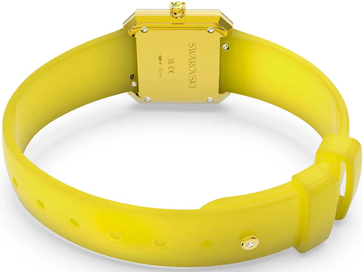 Swarovski Silicone Yellow Watch - Image 3