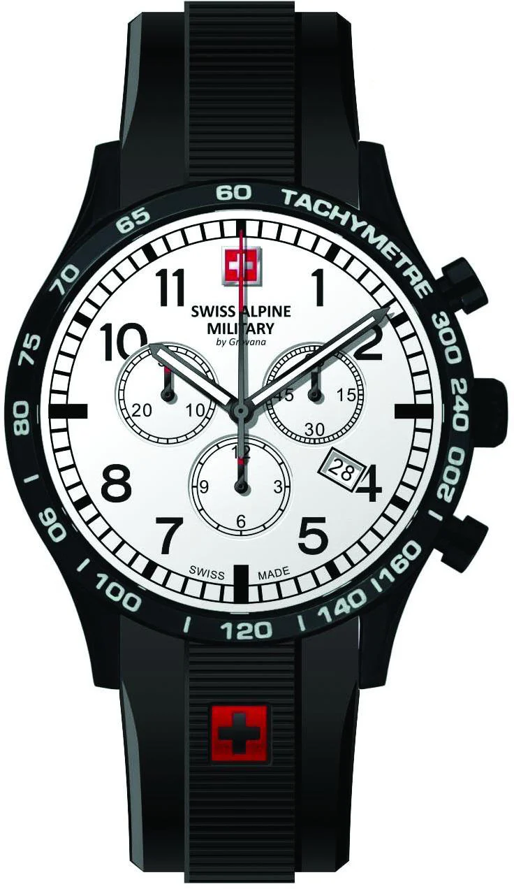 Swiss Alpine Military Aviator Chrono Chronograph Watch