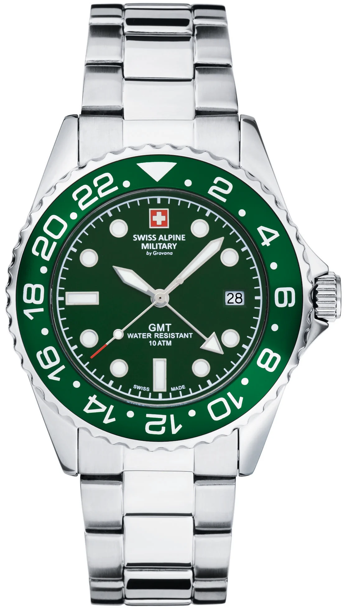Swiss Alpine Military Master Diver GMT Watch