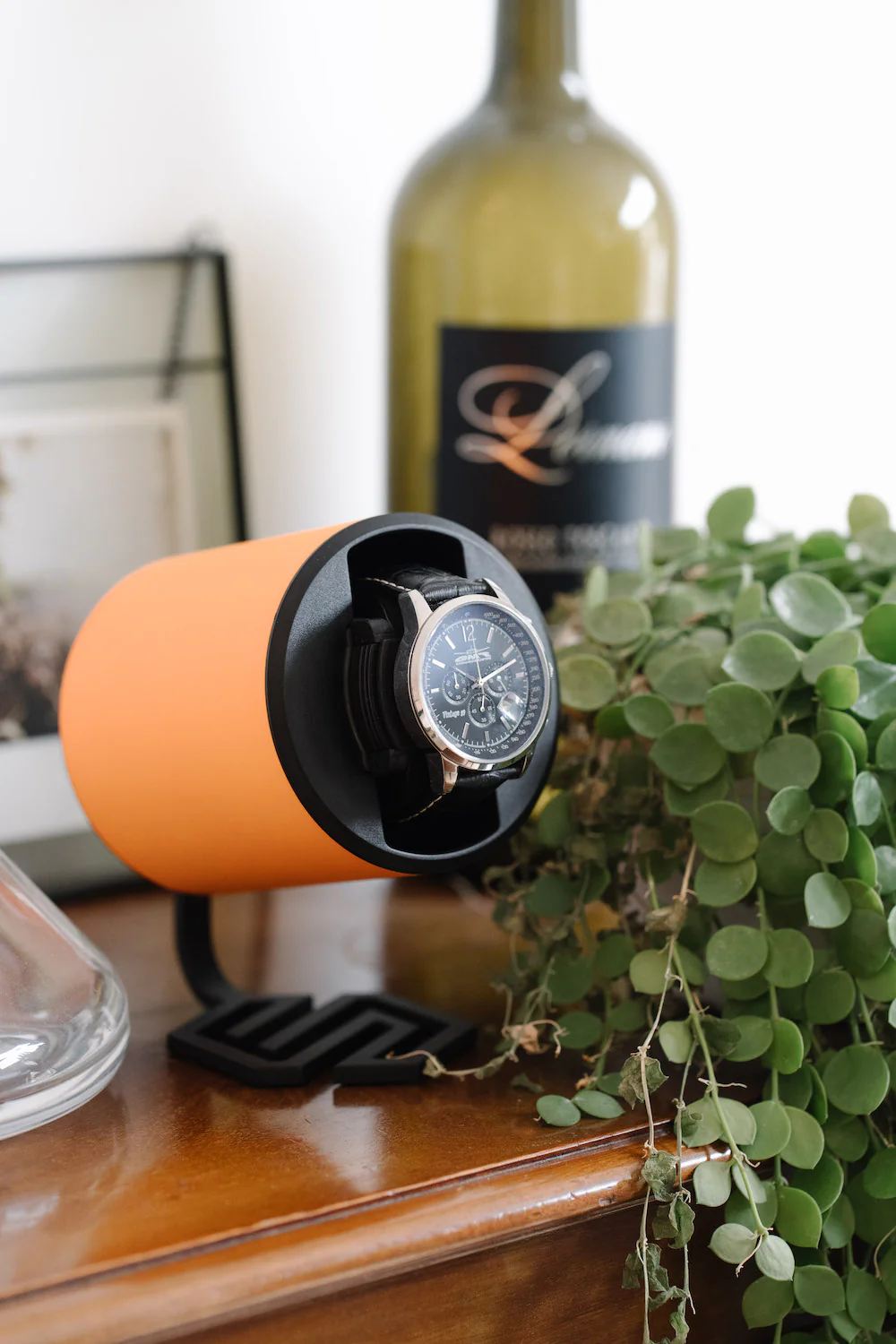 Swiss Capsule Watch Winder Single Orange PC 006 - Image 3