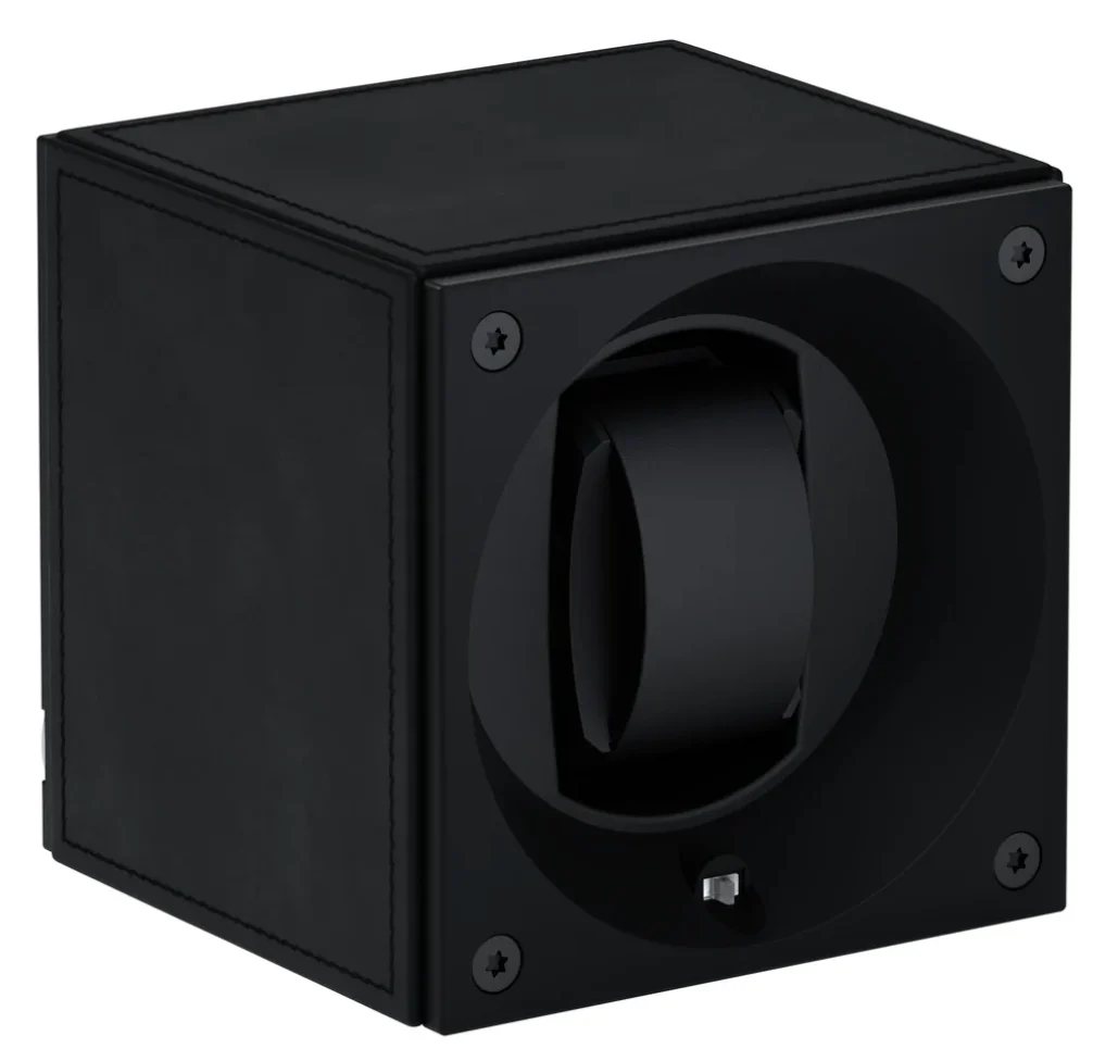 Swiss KubiK Watch Winder Masterbox Single Black Leather