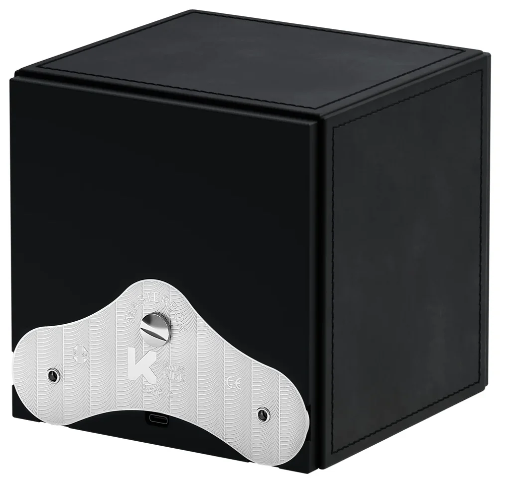 Swiss KubiK Watch Winder Masterbox Single Black Leather - Image 3