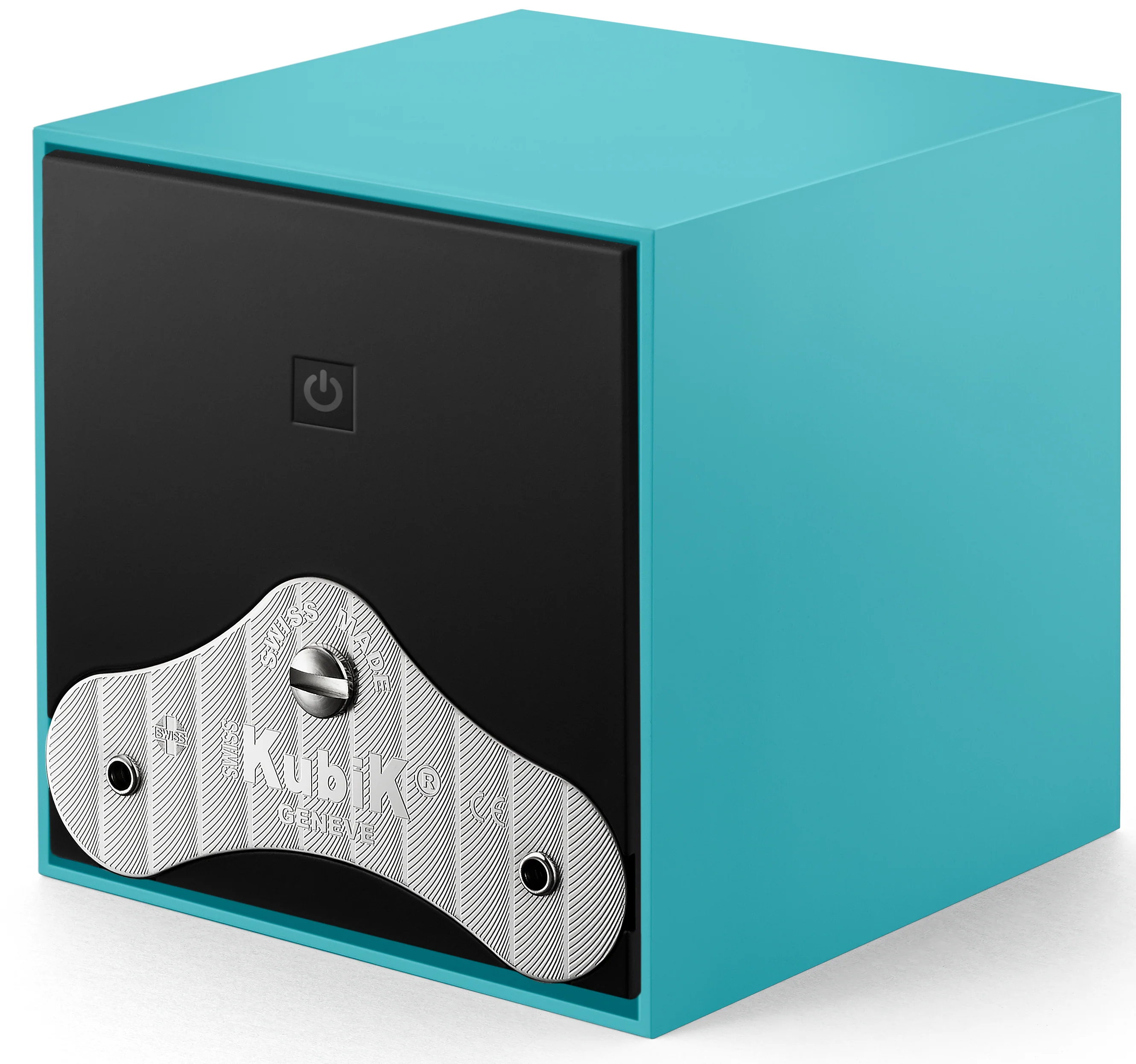 Swiss Kubik Watch Winder Single Startbox Aqua Blue - Image 3