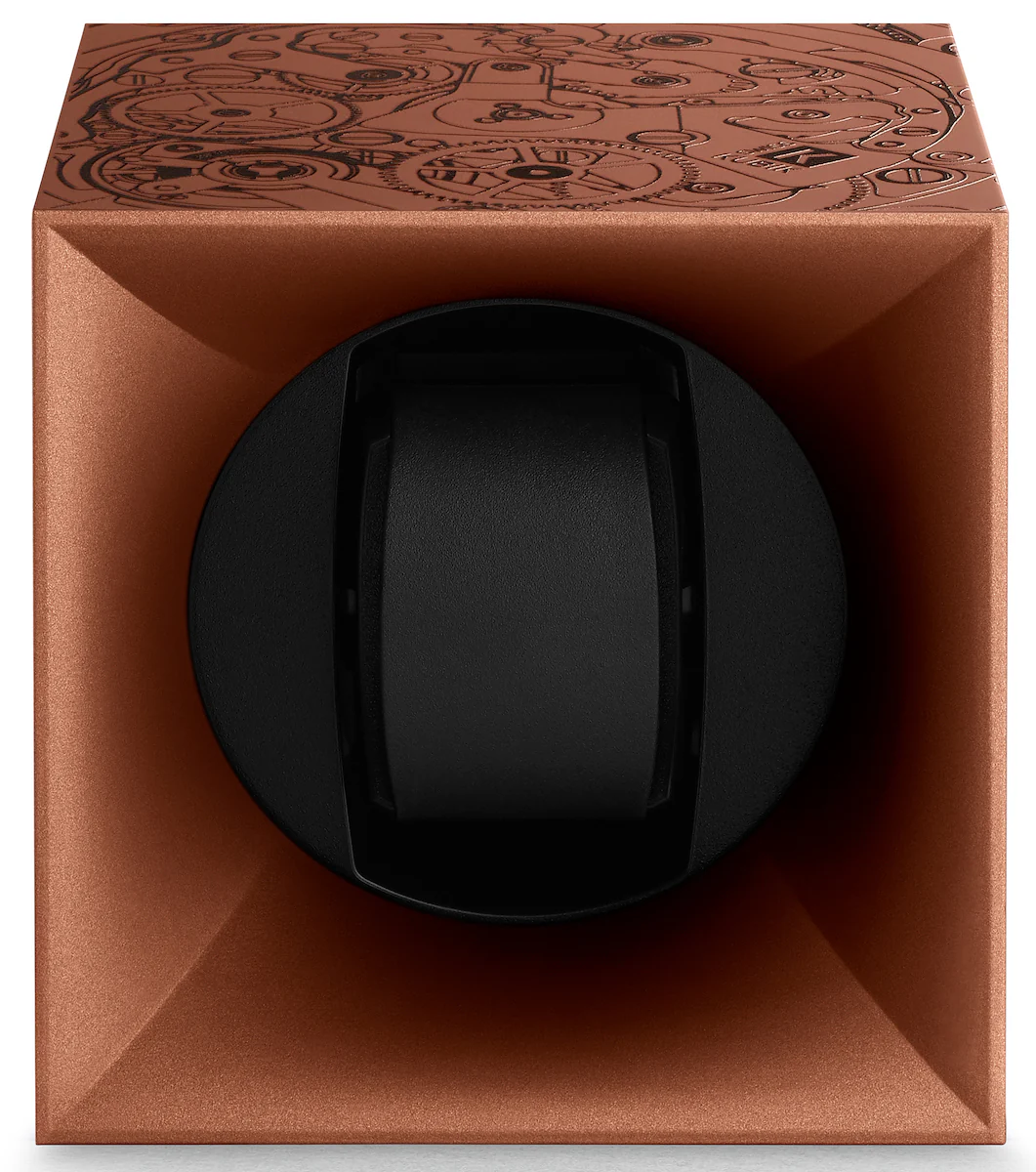 Swiss Kubik Watch Winder Single Startbox Copper Print