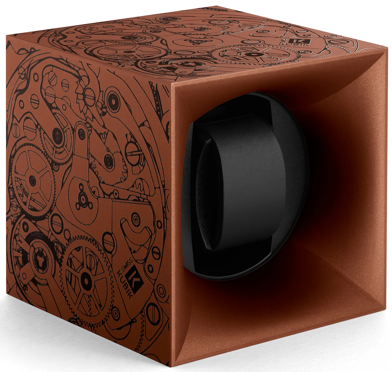 Swiss Kubik Watch Winder Single Startbox Copper Print - Image 3