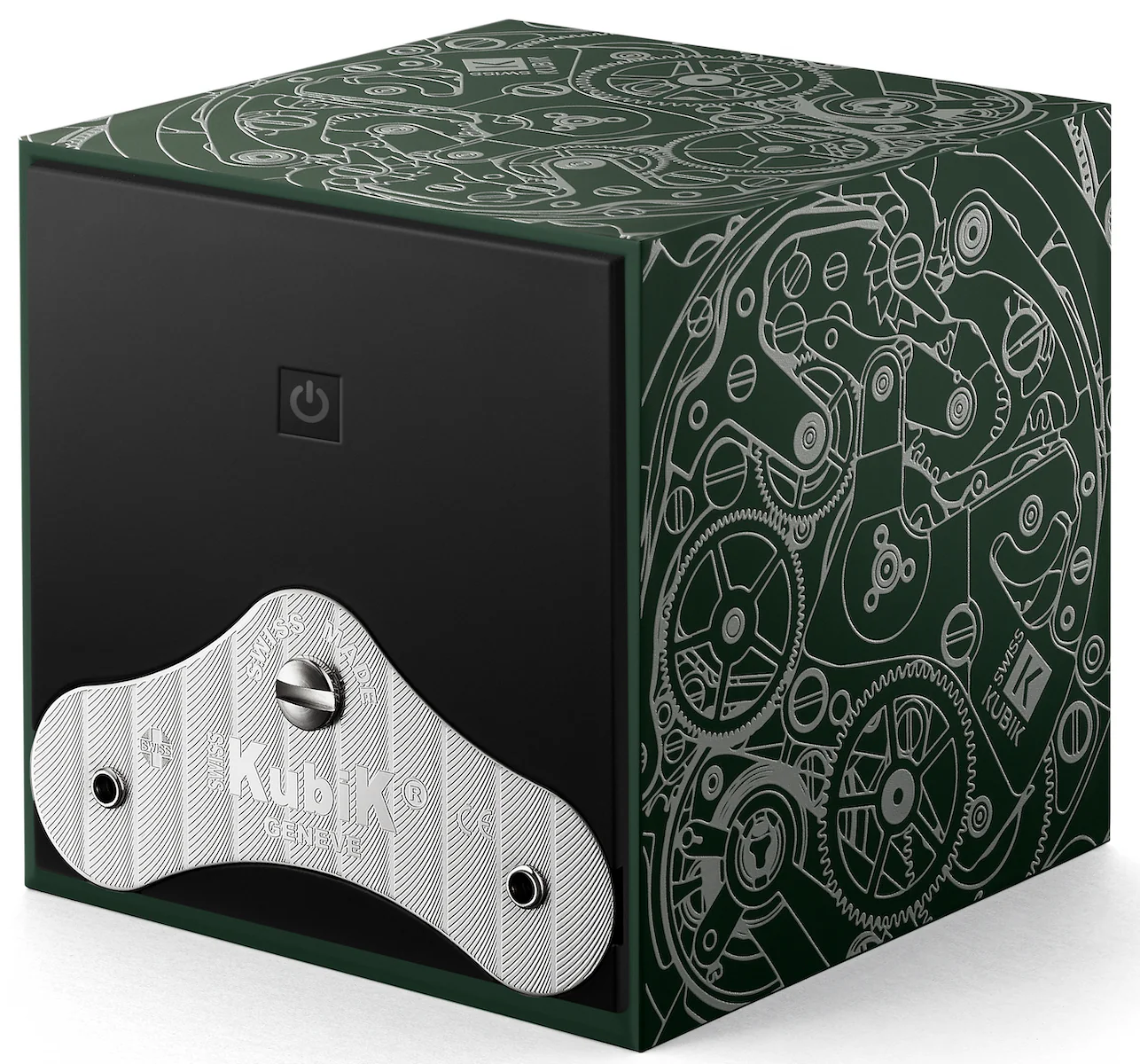 Swiss Kubik Watch Winder Single Startbox Green Print - Image 2