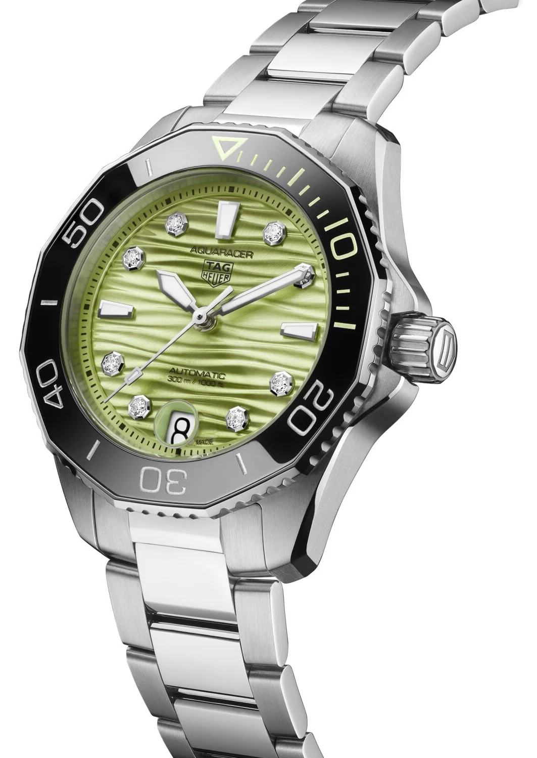 TAG Heuer Aquaracer Professional 300 Date Green Watch - Image 3