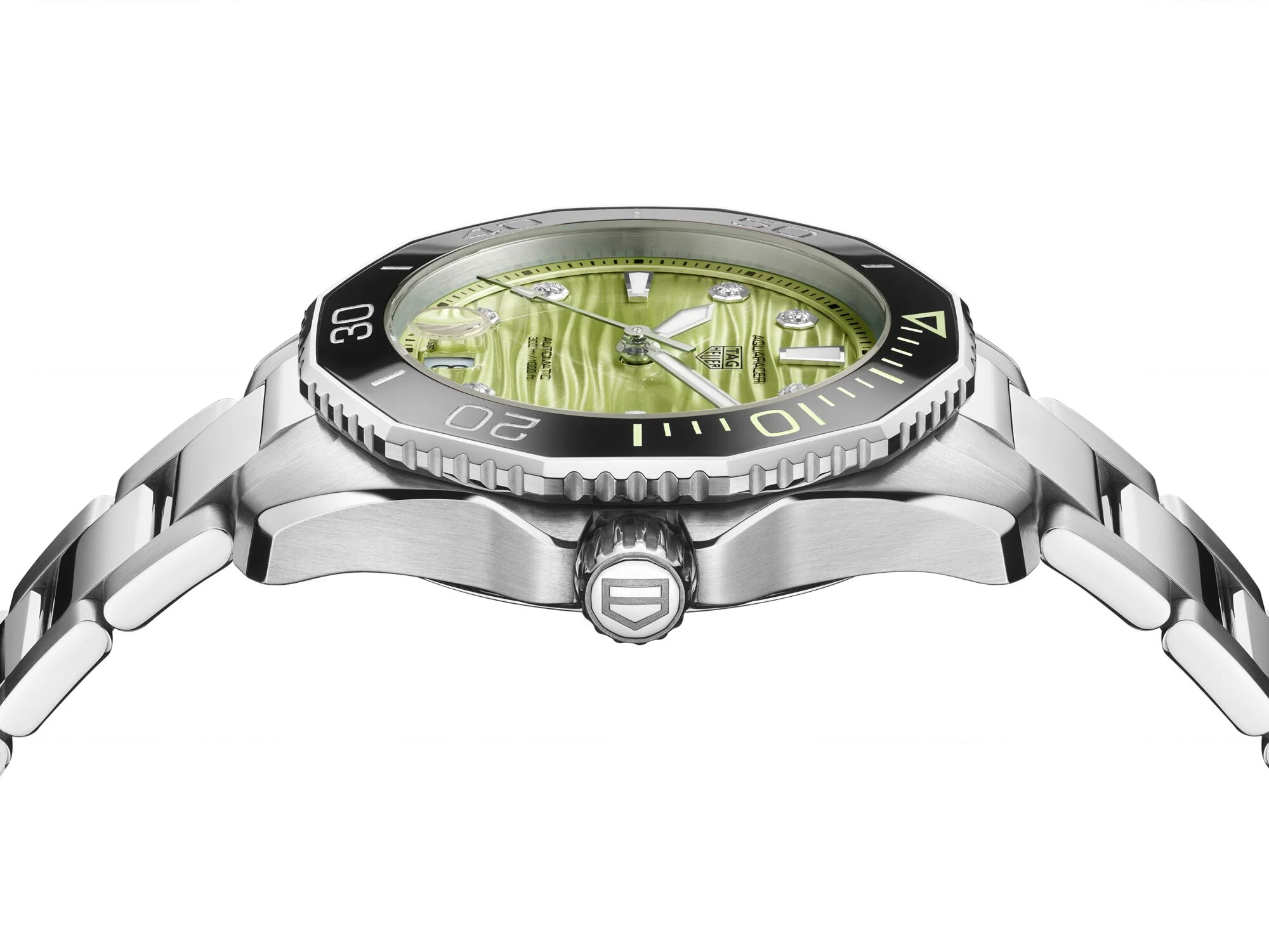 TAG Heuer Aquaracer Professional 300 Date Green Watch - Image 5