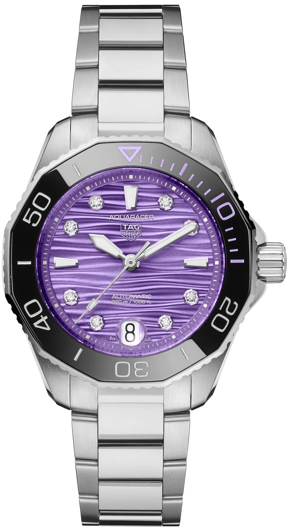 TAG Heuer Aquaracer Professional 300 Date Purple Watch