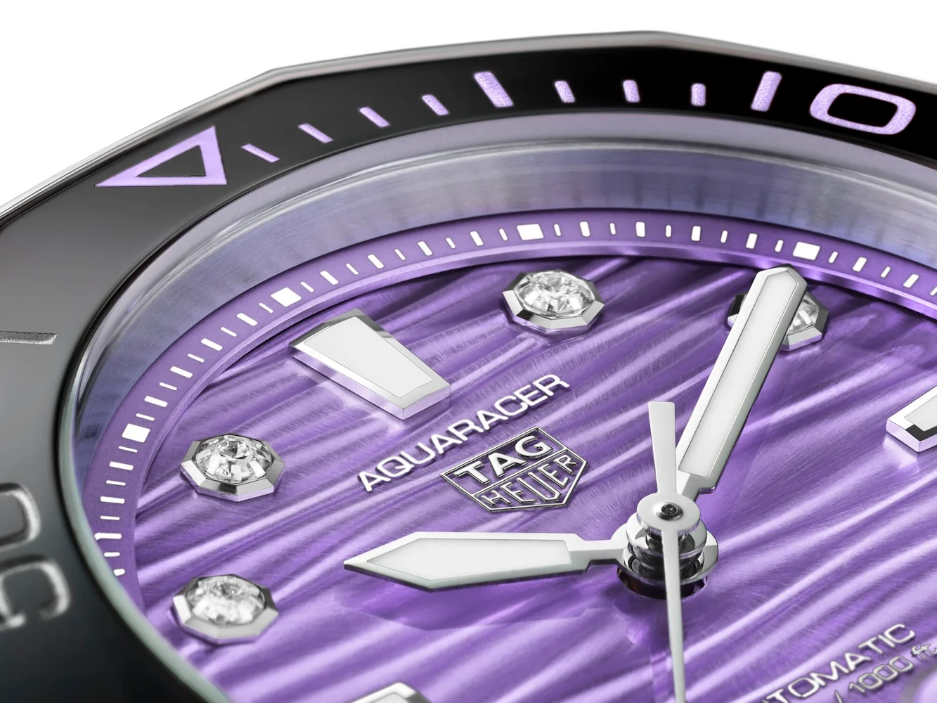 TAG Heuer Aquaracer Professional 300 Date Purple Watch - Image 5