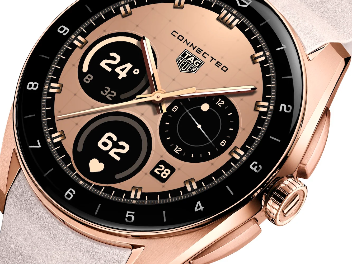 TAG Heuer Connected Calibre E5 40mm Golden Bright Edition Watch - Image 4