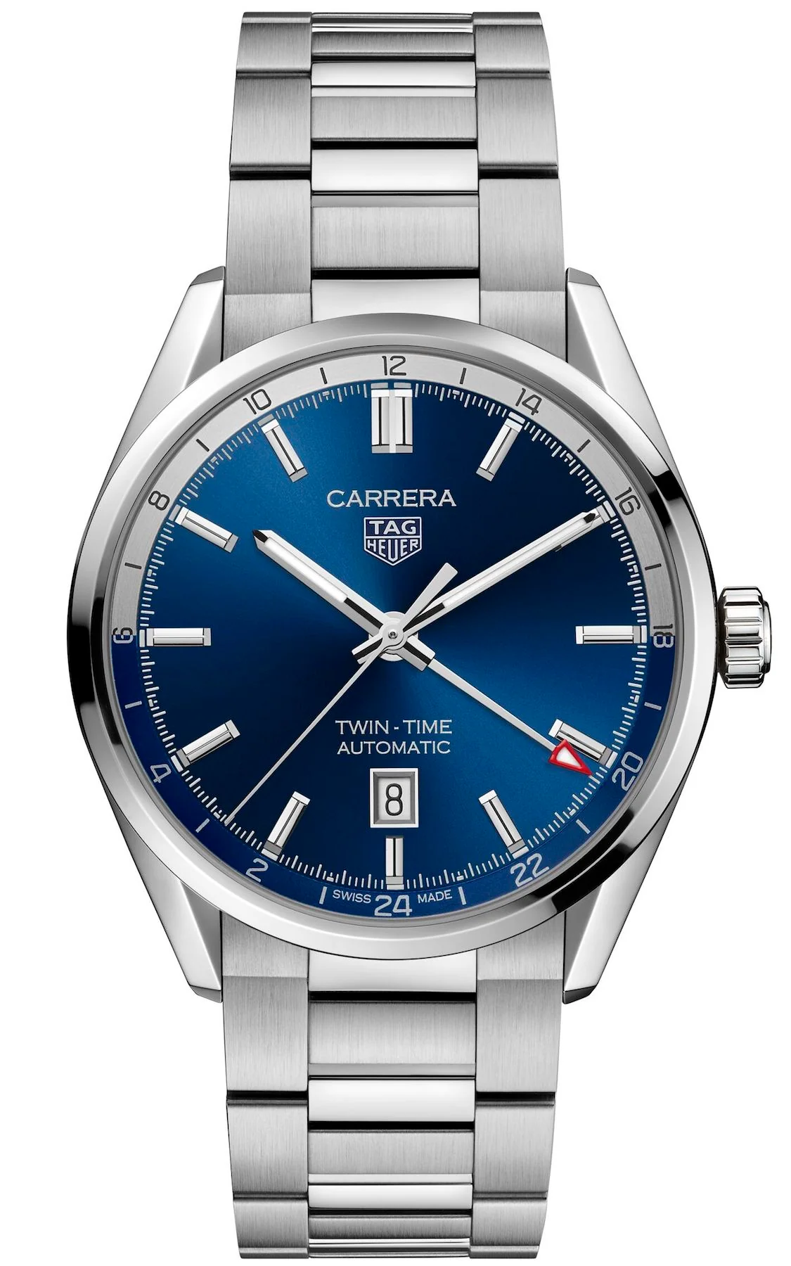 TAG Heuer Carrera Calibre 7 Twin Time Automatic Mens Watch