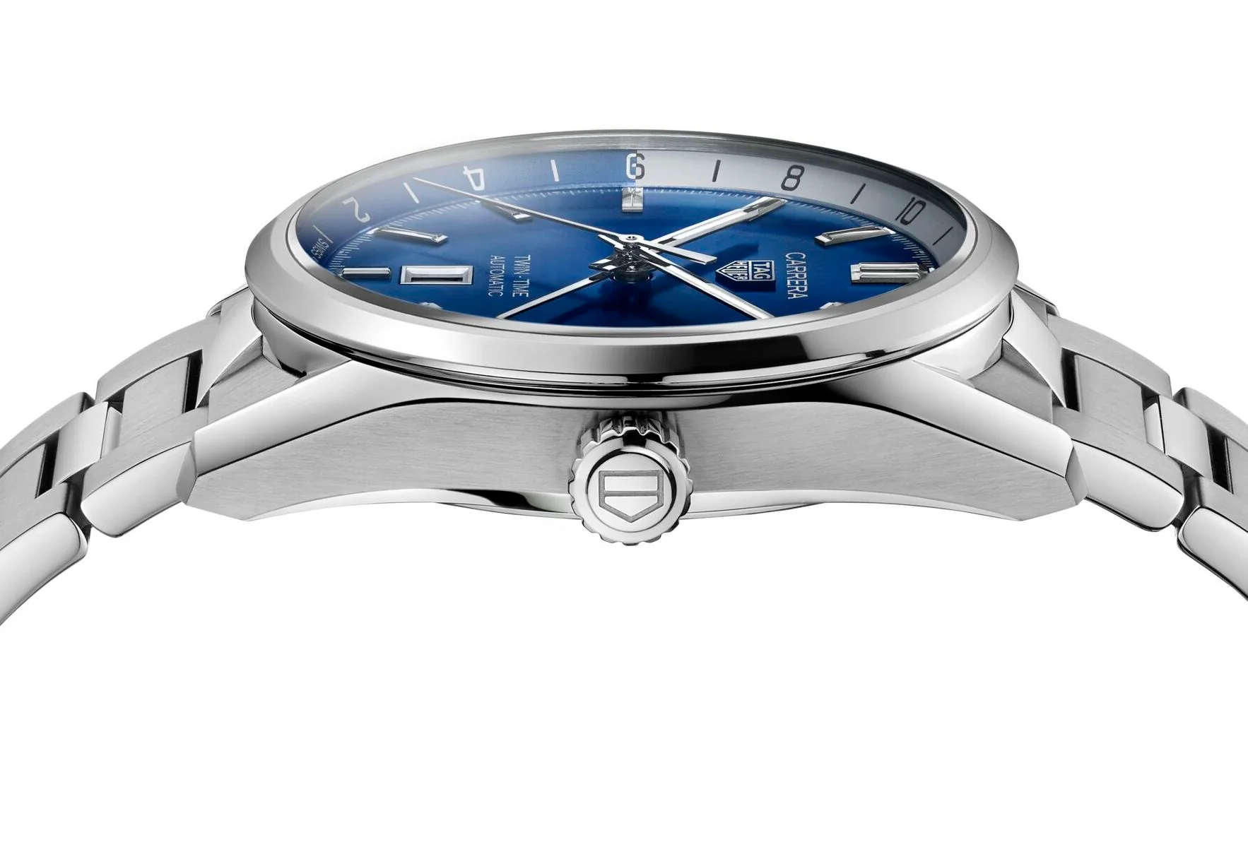TAG Heuer Carrera Calibre 7 Twin Time Automatic Mens Watch - Image 5