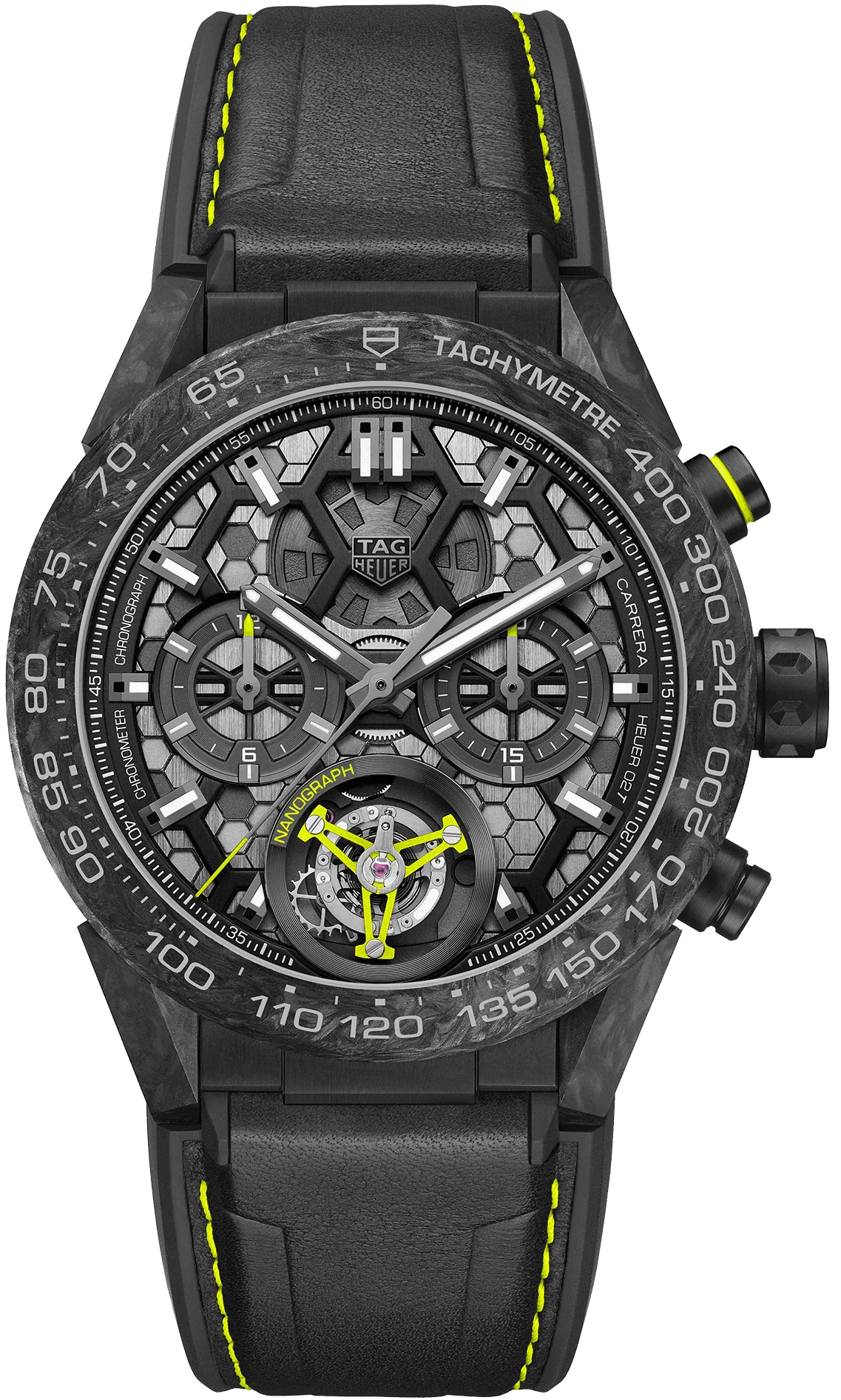 TAG Heuer Watch Carrera Calibre Heuer 02T Nanograph Automatic