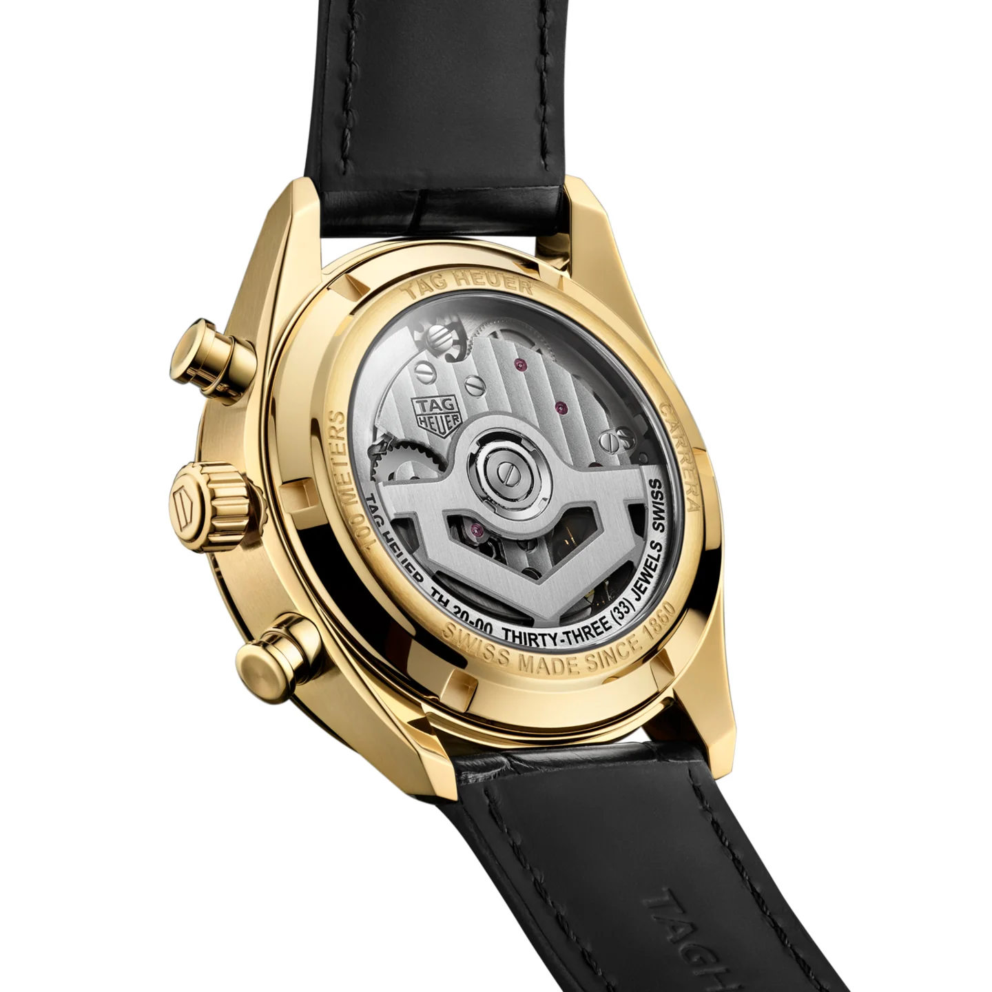 TAG Heuer Carrera Chronograph Gold Watch - Image 2