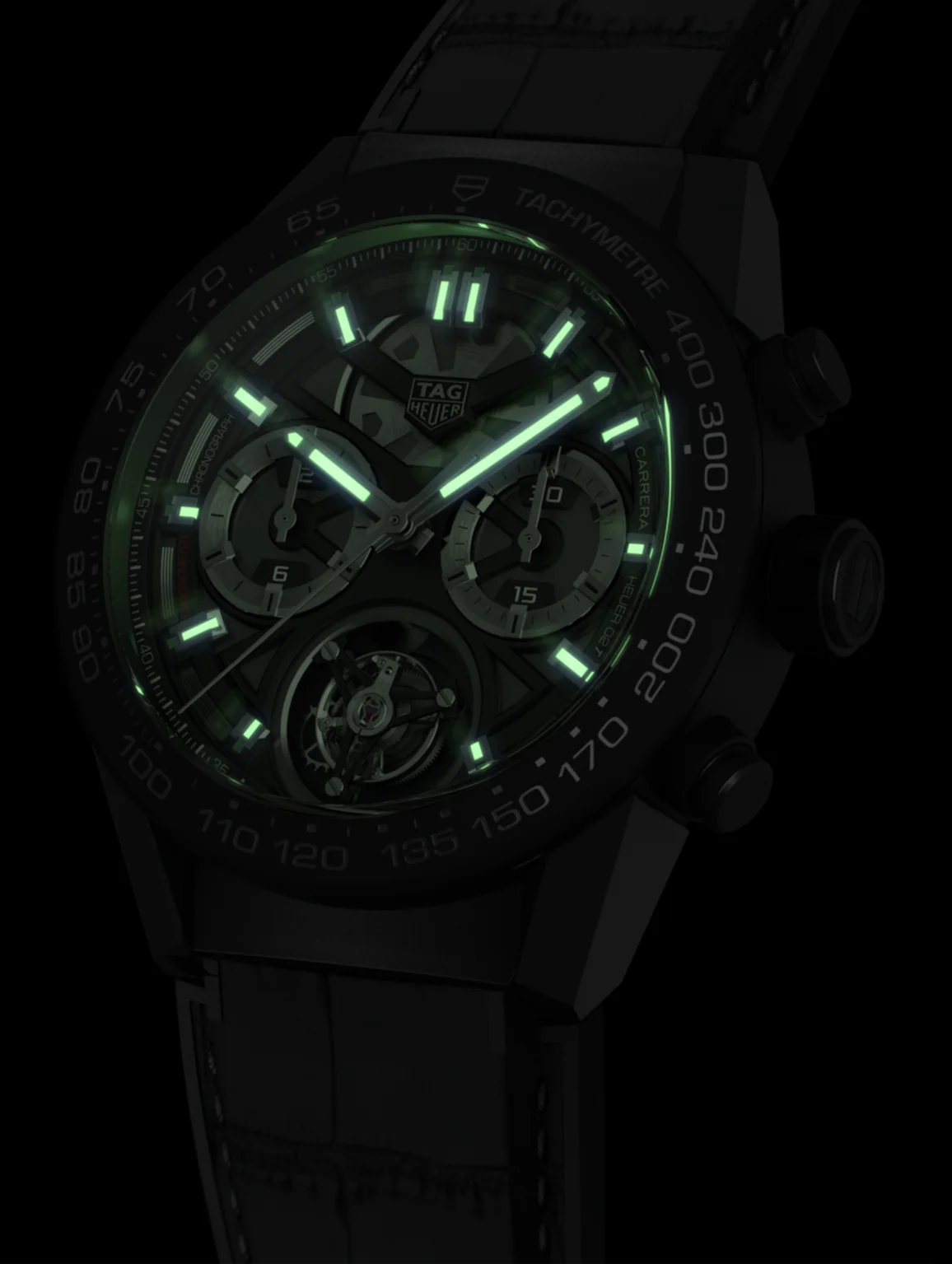 TAG Heuer Watch Carrera Chronograph Tourbillon - Image 3
