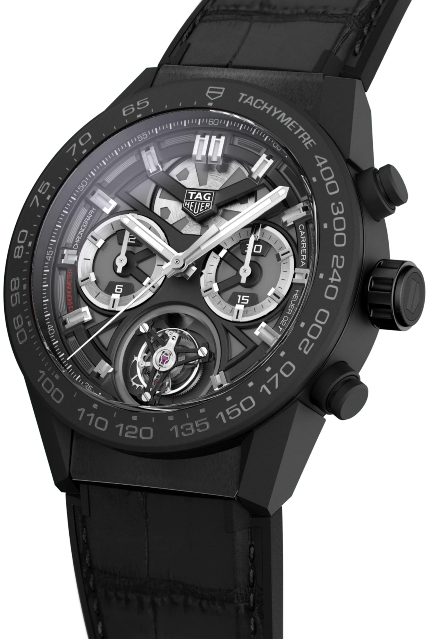 TAG Heuer Watch Carrera Chronograph Tourbillon - Image 4