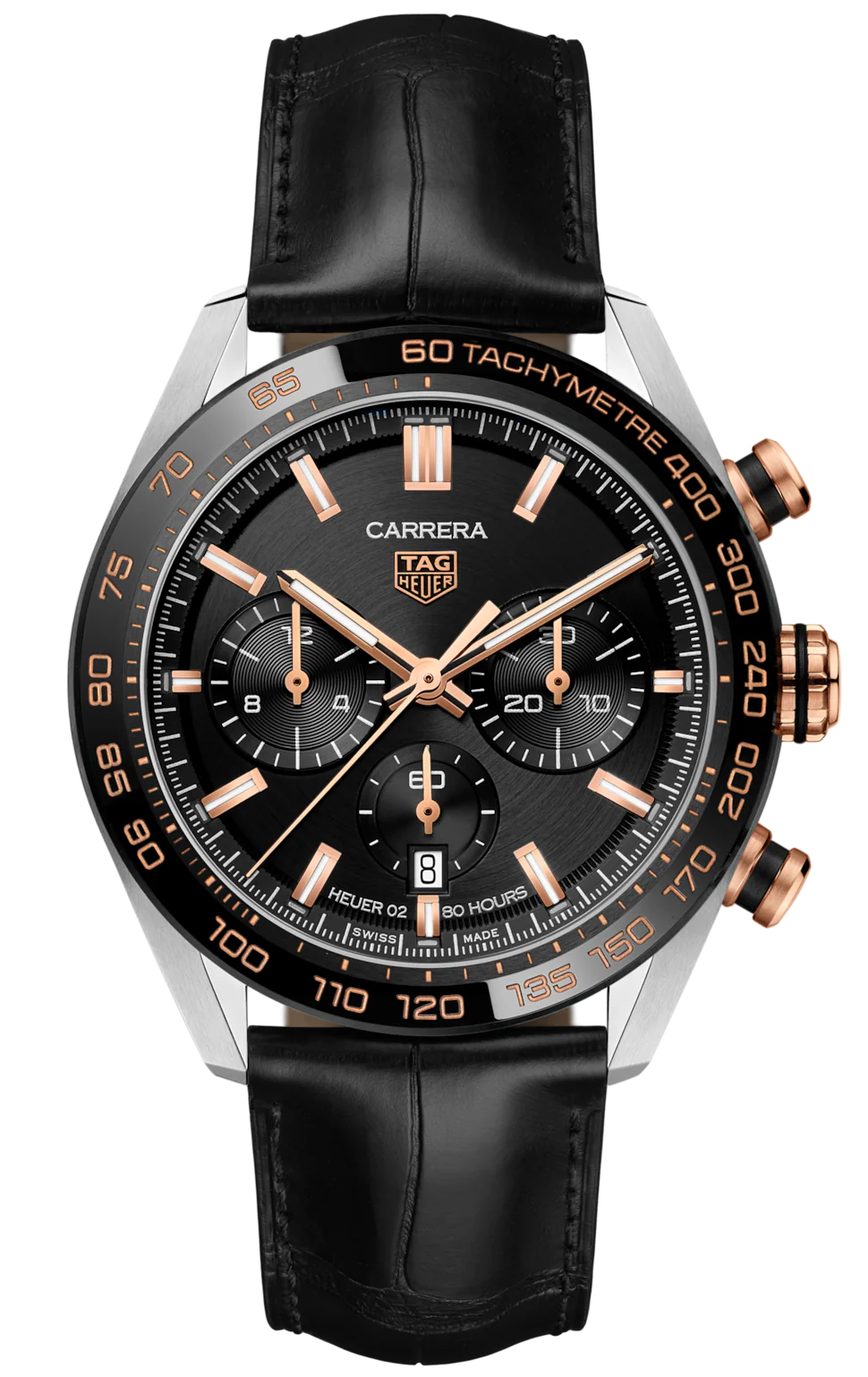 TAG Heuer Watch Carrera Heuer 02 Chronograph Rose Gold D