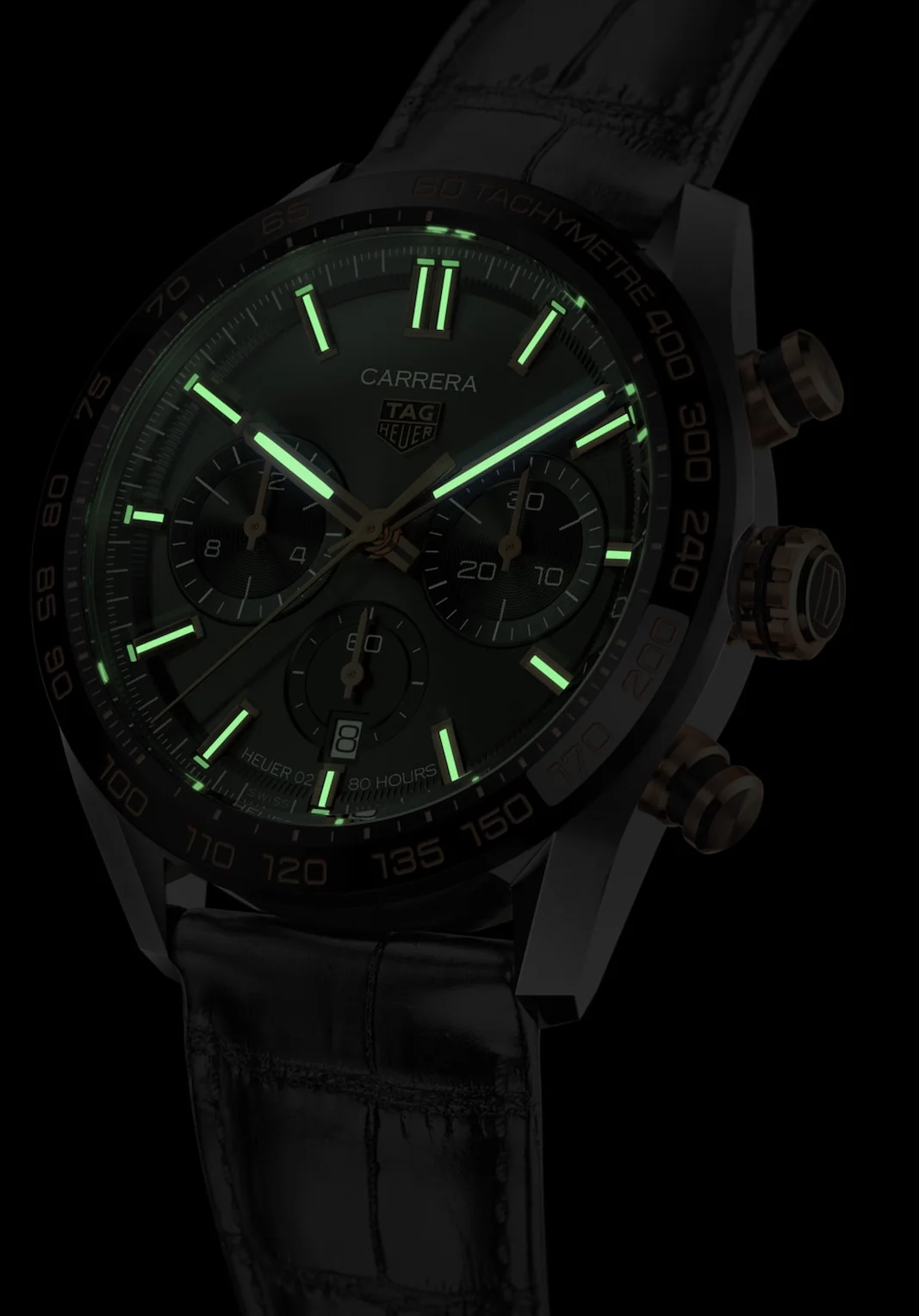 TAG Heuer Watch Carrera Heuer 02 Chronograph Rose Gold D - Image 3
