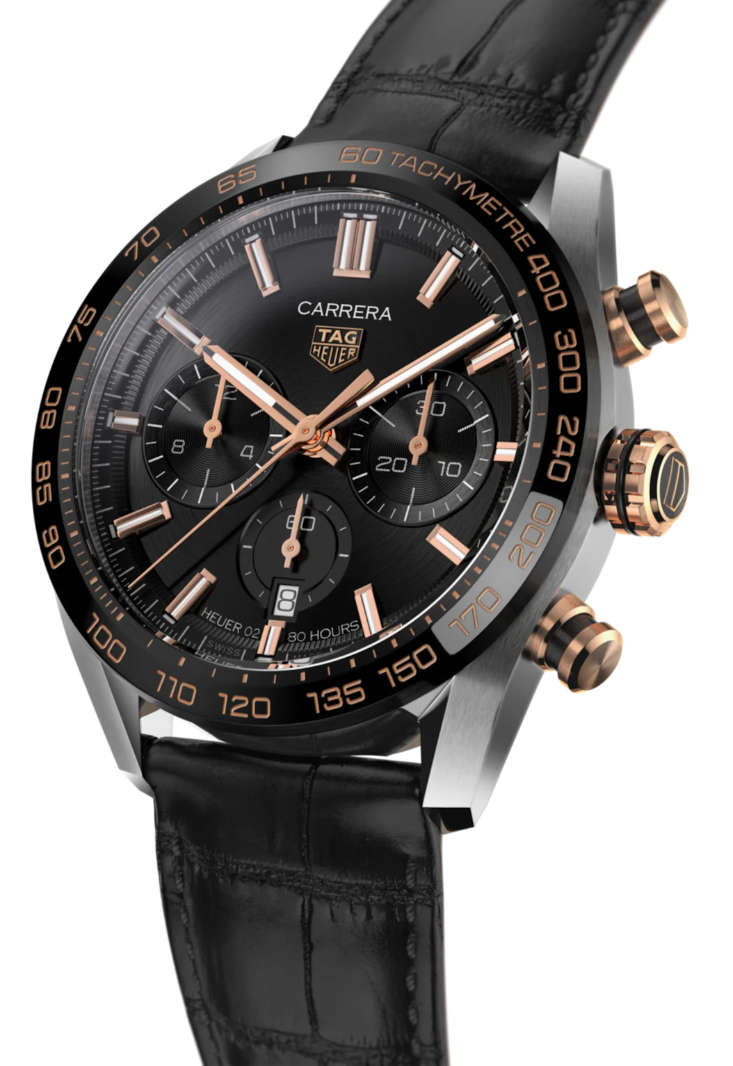 TAG Heuer Watch Carrera Heuer 02 Chronograph Rose Gold D - Image 4