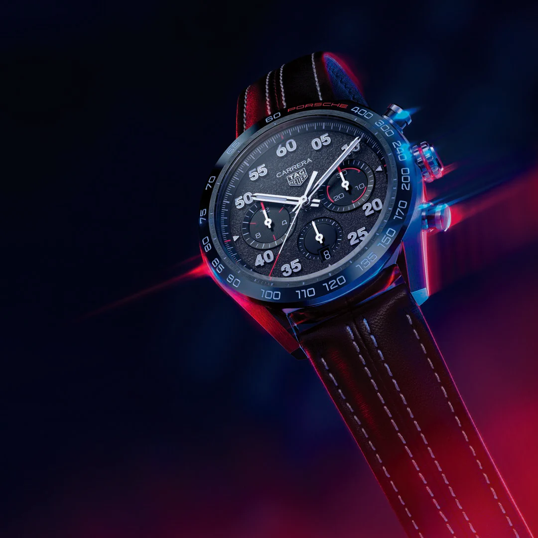 TAG Heuer Carrera Porsche Heuer 02 Automatic Chronograph Watch - Image 8