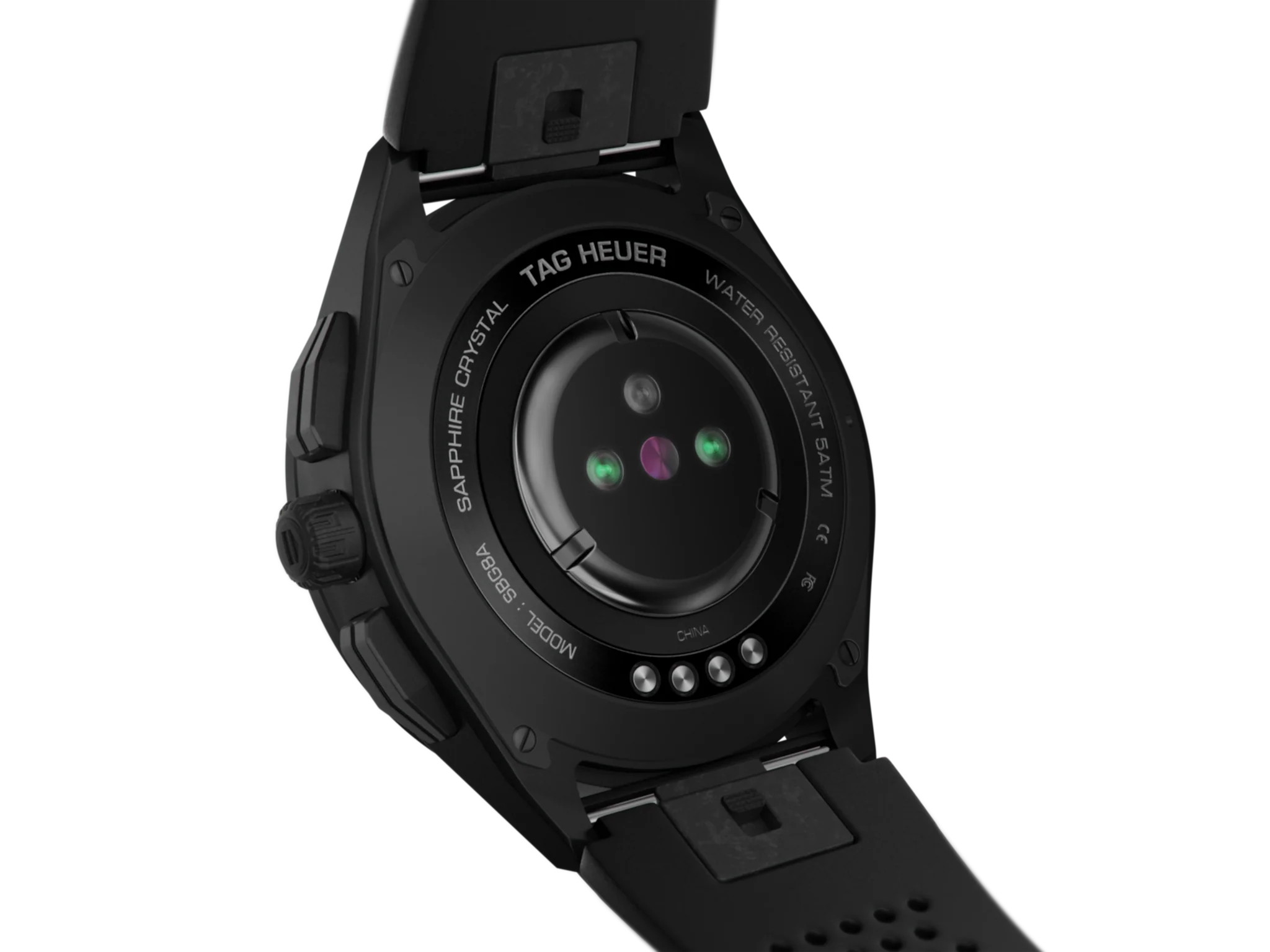 TAG Heuer Watch Connected 45 Titanium Black Rubber - Image 2