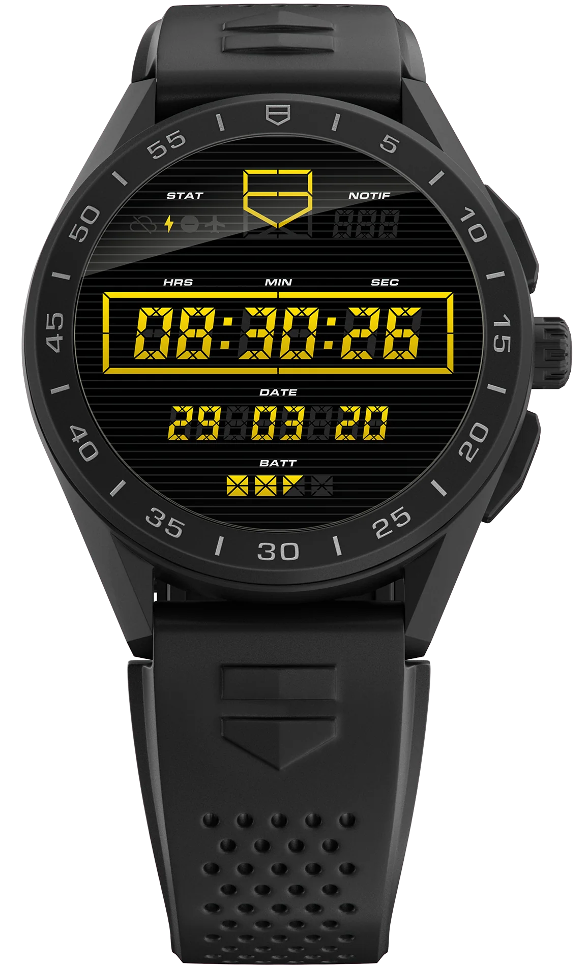 TAG Heuer Watch Connected 45 Titanium Black Rubber - Image 5