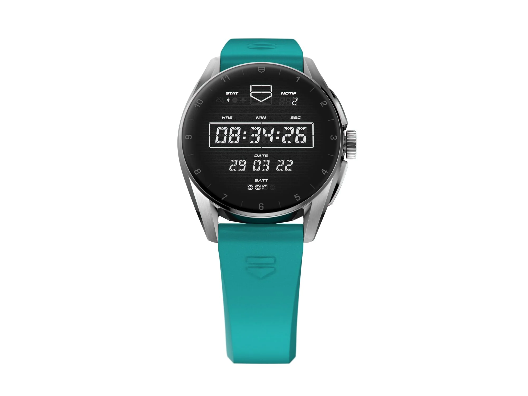TAG Heuer Watch Connected Calibre E4 42 Light Blue Rubber - Image 2